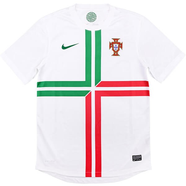 Tailandia Camiseta Portugal 2ª Retro 2012 Blanco